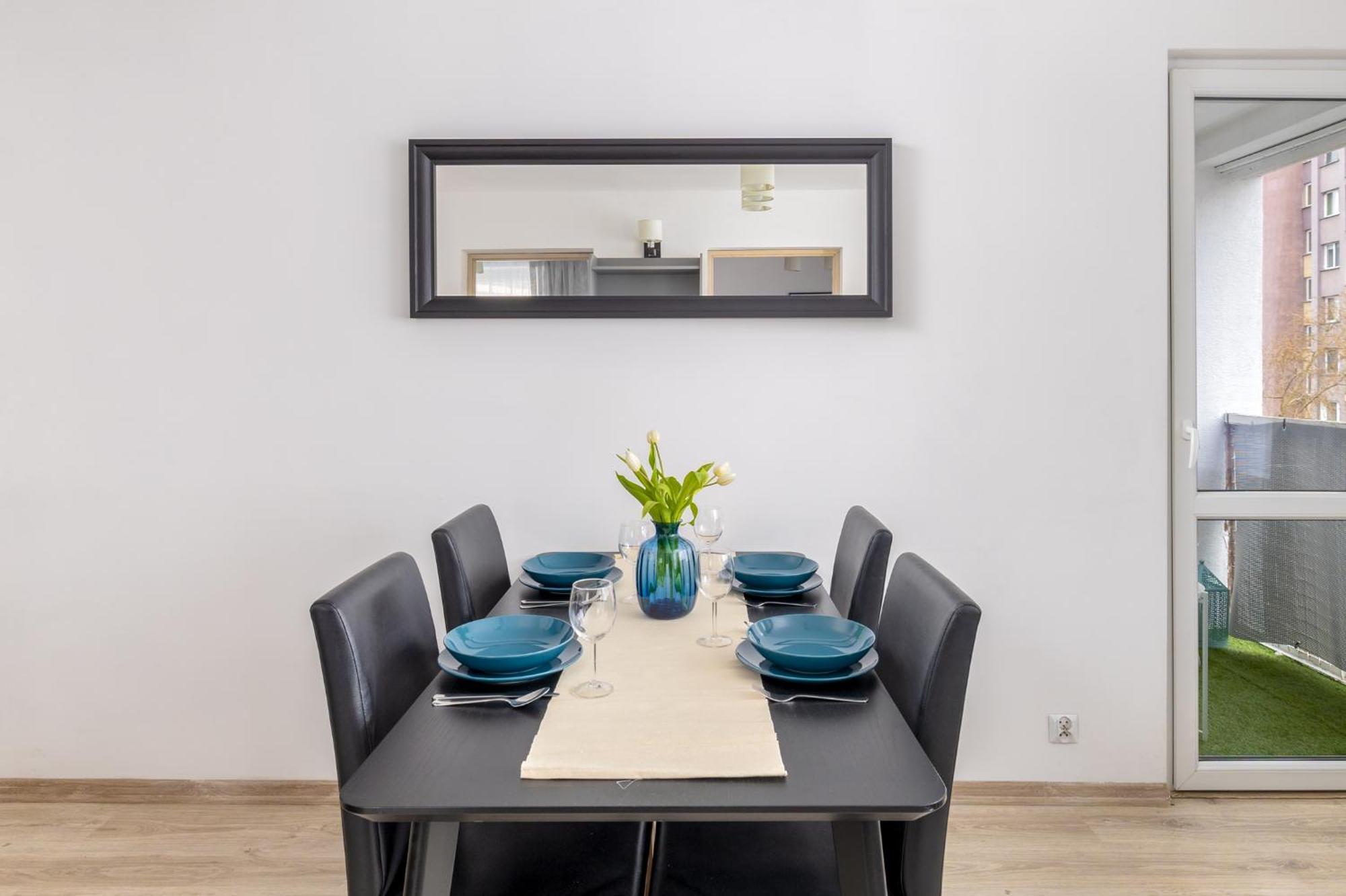 Apartment With Balcony Near Bulwary Wislane Wwa67 Варшава Екстериор снимка